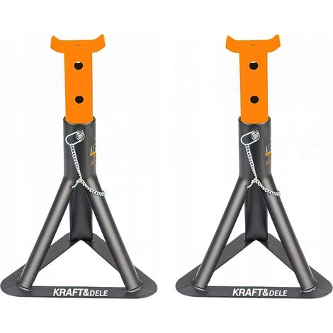 Cavalletti per auto 2 T 2 pezzi 265-365 mm Kraft&Dele (1/5)