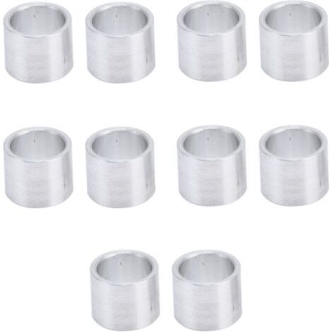 Entretoise En Aluminium, Entretoise En Métal Entretoise Ronde En Aluminium Douille D'espacement Non Filetée Entretoise Externe Non Filetée Unie 10 mm (1/5)