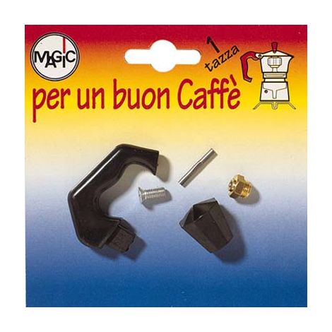 MANICO + POMOLO + VALVOLA MOKA - TAZZA 1- 12 confezioni