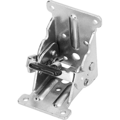 Charnière à 90° en alliage d'aluminium, support de pied de table pliant autobloquant, accessoires de quincaillerie pour meubles (1/5)