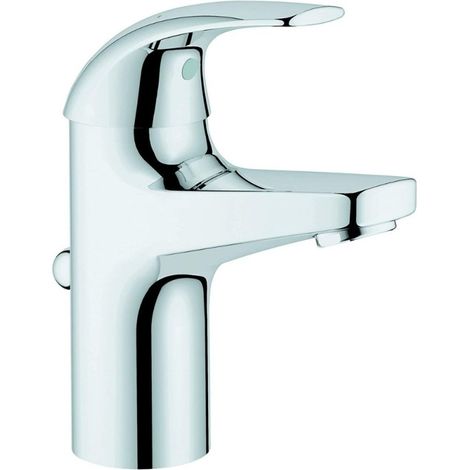 GROHE start curve mitigeur 1 trou pour robinet taille S avec bonde et cartouche 28mm Chrome (1/5)