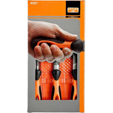 Bahco 1-473-08-2-2 Jeu de limes orange 3 pièces 200 mm