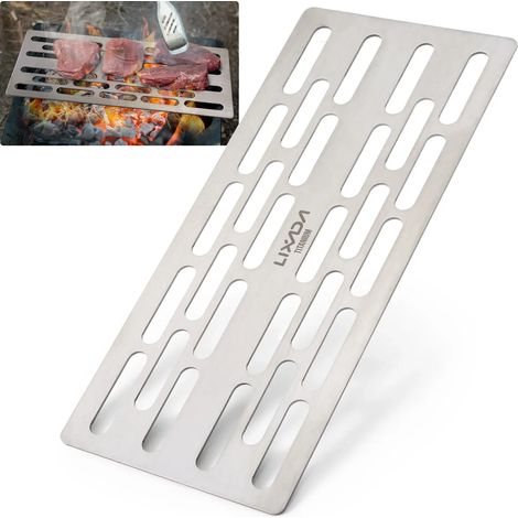 Plaque de cuisson portable légère en titane pour barbecue, idéale pour le camping, la randonnée, les pique-niques et les réchauds de jardin portables. (1/4)