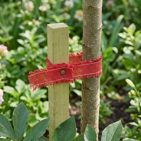 Rouleau de jute 5 x 2500 cm Rouge (1/5)