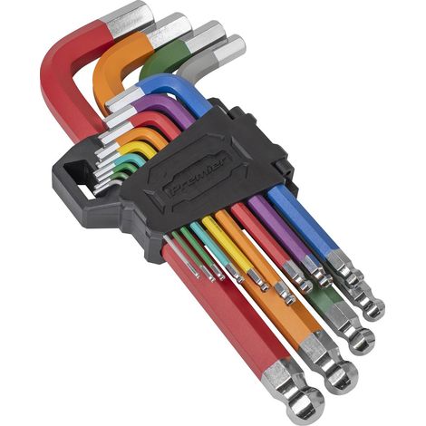 Sealey AK7192 Premier Jumbo Ball-End Hex Key Set 13pc (1/5)