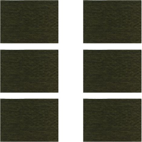 Lot de 6 sets de table effet cuir tressé, ICA (1/2)