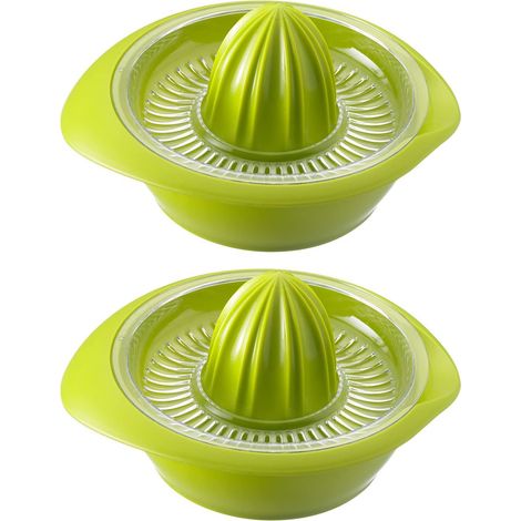 Westmark 2 Spremiagrumi con Vaschetta, Diametro: 18,7 cm, Capacità: 0,5 litri, Plastica, Limetta, Verde mela, 309122EA (1/4)