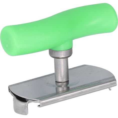 Tragbarer, manueller Flaschenöffner aus Edelstahl mit ergonomischem Griff – praktisch für die Küche (Grün) (1/5)