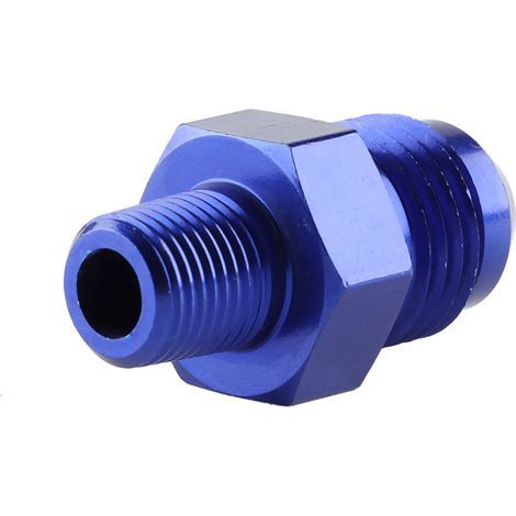 Ölverschraubungsadapter aus Aluminiumlegierung, AN6-Außengewinde auf 1/8"-NPT-Geradverschraubung (1/5)