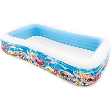 Rybki aufblasbarer pool 305 x 183 x 56 cm intex 58485