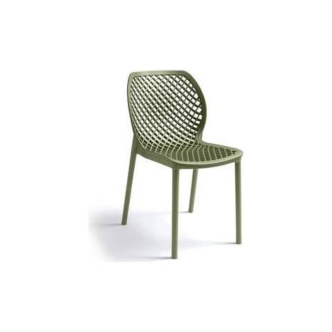 SEDIA IMPILABILE 47X60XH82CM VERDE PINO KIARA