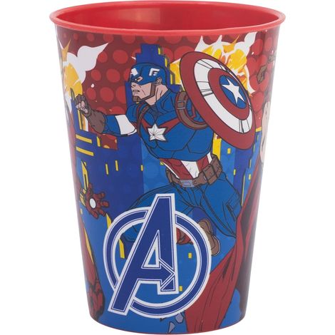 Stor Avengers - Bicchiere per bambini in plastica riutilizzabile da 260 ml (1/2)