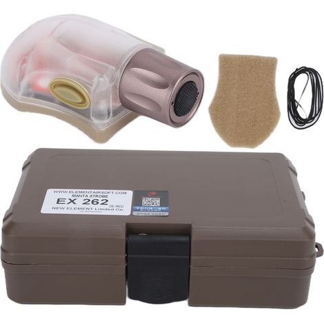 Lampe d'identification de survie étanche avec flash et longue durée, lumière escargot rouge pour extérieur