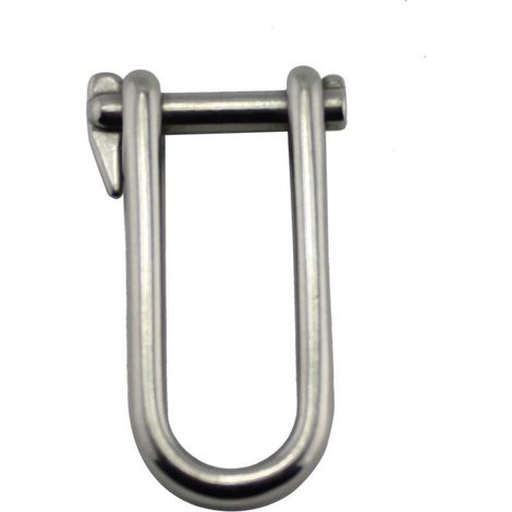Manille à goupille en forme de U en acier inoxydable 316, quincaillerie de gréement, accessoires de quincaillerie marine et de yacht, 5 mm, structure en forme de U, fixation par goupille, sûre et fiab (1/3)