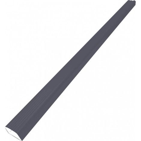 Tuyau 2m 60 x 80 - Descente rectangulaire en alu - BA6 - ALUHOME