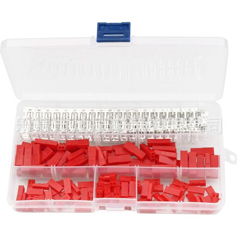 Kit connettori da 420 pezzi 2,54 mm, connettori femmina e maschio a 2 pin da 2,5 mm Terminali Cavo connettore (1/5)
