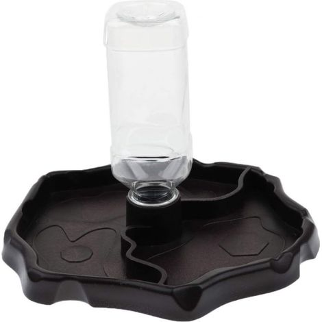 Distributeur D Eau Portable - Abreuvoir Pour Reptiles Tortues Geckos - Fonction 2 En 1 Boire Et Manger - Bouteille Amovible - Automatique Sans Alimentation - 1 Piece