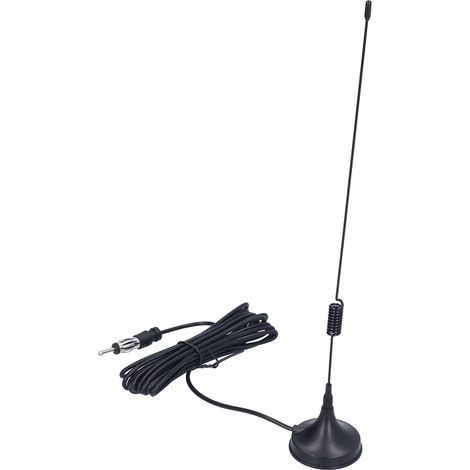Hochfrequente Autoradioantenne mit leistungsstarkem Magnetfuß zur Verbesserung des FM/AM-Radioempfangs. (1/5)