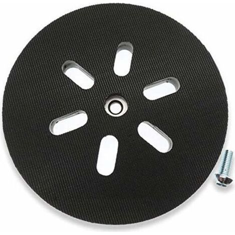 Plateau de ponçage de 150 mm - Pour ponceuse excentrique Bosch GEX 150 AC, PEX 15 AE, GEX 150 Turbo - 150 mm avec vis Poweka (1/5)
