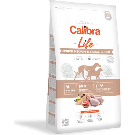 Calibra Dog Life Senior Medium e Lunghezza Chicken 2,5 kg