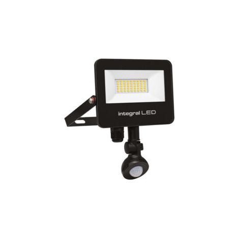 Projecteur LED Super Slim - avec Détecteur de mouvement - 30W - 3000 lm - IP67 - ILFLC242 - Integral led (1/4)