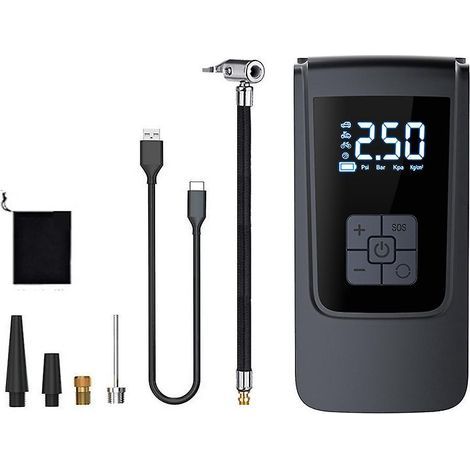 Portable Car Air Pump 150PSI Corded Air Compressor Handheld Electric Tire Inflator with LED Light Su (1/5)