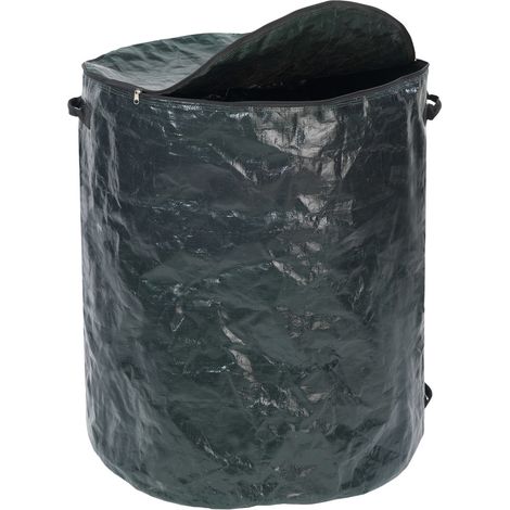 Wenko – Sac à déchets polyester 275 litres – Charge maximale 50 kg – Couvercle avec fermeture éclair – 2 poignées de transport (1/4)
