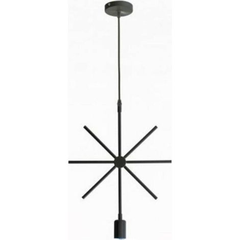 Suspension Moderne Star Pour Ampoules E27 Douille B35-x Noir (1/2)