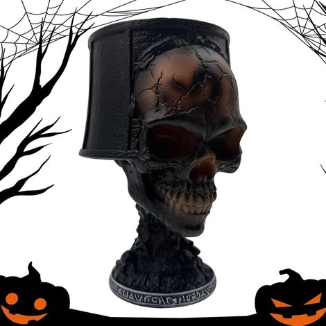 Lampe Gothique Éclairage Ambiance Squelette Déco Halloween Bureau (1/5)