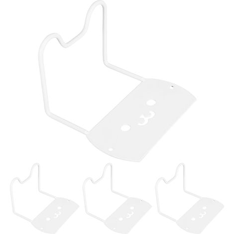Kit de fixation pour matelas , 4 pièces, acier au carbone blanc, (1/5)