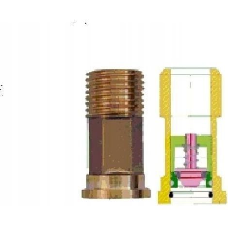 Vanne connecteur bmeters bkm clapet anti-retour laiton 16 bar