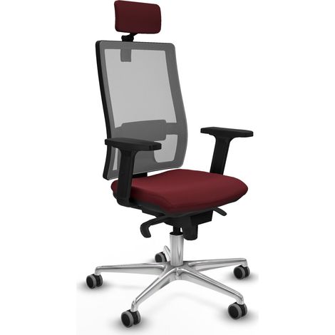 Bürostuhl piqueras y crespo Horna grau bordeaux ergonomisch
