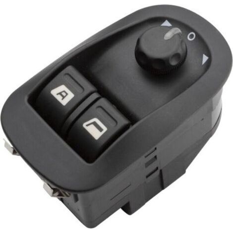 Interrupteur de commande électrique pour vitre coulissante – Bouton de levage/abaissement de fenêtre compatible Peugeot 206 et 306 (référence 6554.WA) (1/5)
