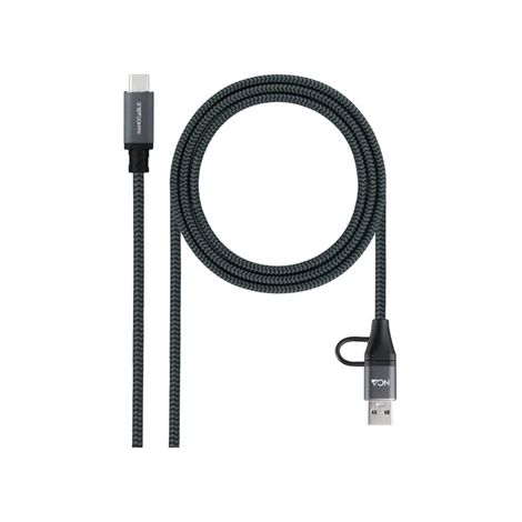 Nanocable Cable USB3.2 100W USB-C+A/USB-C 3 M