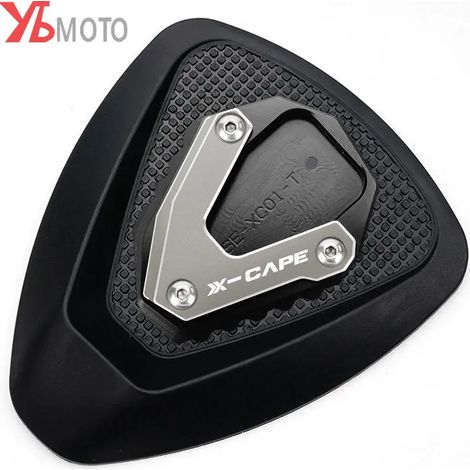 (Gris-AB-Combo) Compatible avec Moto Morini XCape 650 650X X Cape 650 2022 2023 Béquille latérale, extension et support de stationnement maxpower (1/4)