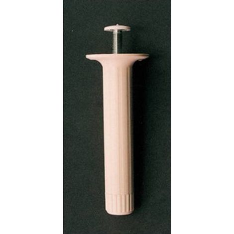4 x PIEDINO REGOLABILE ABS D 28X150 MM BIANCO