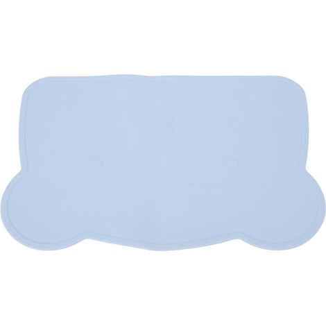Thick silicone placemat, thermal insulation, non-slip, soft, elastic, bear-shaped, children's mat (1/5)