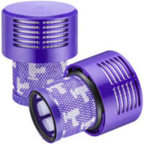 Filtro posteriore compatibile con l'aspirapolvere Dyson V10, versione USA, accessorio di ricambio ad alte prestazioni, ricambio originale, dimensioni standard, colore nero.