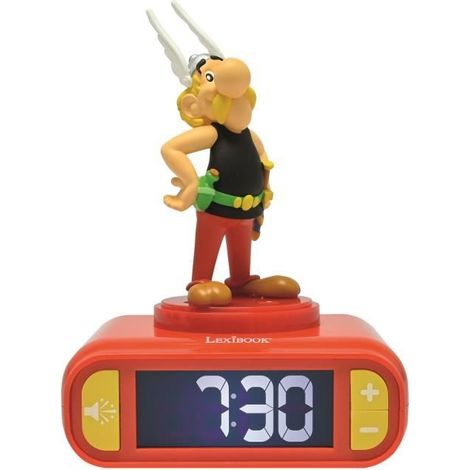 LEXIBOOK Digitaler Nachtlichtwecker - Asterix - 3D Licht und Ton - Kinder (1/5)