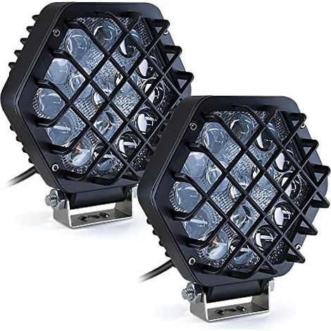 48W LED Work Light, 2 Pcs 12v Led Reversing Lights, Led Spotlights for Car, Boat Tractor, 12-24v Truck (1/5)