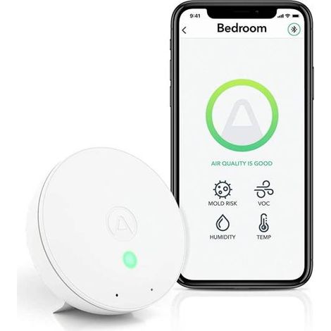 Airthings Wave Mini Capteur de qualité de l'air à pile(s) S510442 (1/5)