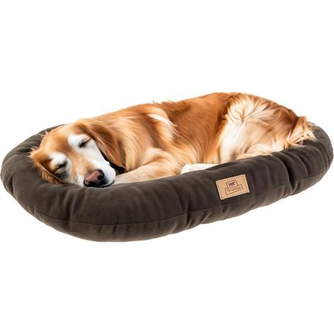 Hundekissen, weiches Mikrofleece, waschbar bei 30 Grad, Auto-Hundeboxmatte, für große Hunde, 100 x 63 cm, Grau (1/4)