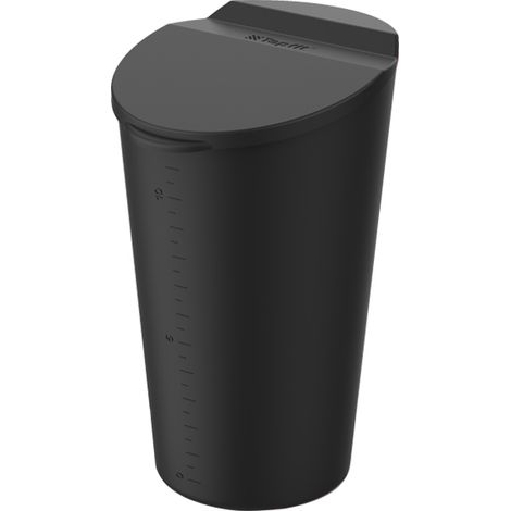 Auto Mülleimer mit Deckel Silikon Universal Handy Abfalleimer für Getränkehalter in der Konsole oder Tür Mini Müll Kann Behälter für Auto Haus Büro Küche Wohnzimmer
