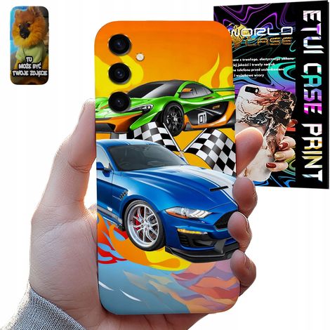 Samsung Galaxy S24 Hülle mit Rennwagenmotiven für Kinder (1/5)