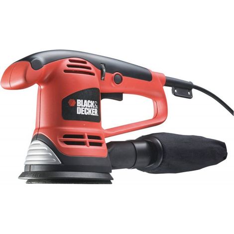 BLACK+DECKER 480W Corded Random Orbit Sander (Supplied with Case + 3 Abrasives) - KA191EK-QS (1/4)