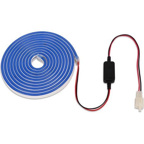Bande lumineuse LED bleue pour coffre avant de voiture, IP67, remplacement pour Tesla Model 3 2018-2020, 12-16 V CC (1/5)
