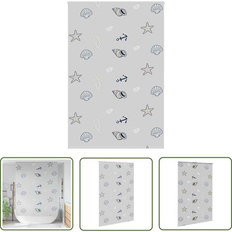 vidaXL Store enrouleur de douche 150x240 cm largeur du tissu 146 cm (1/5)