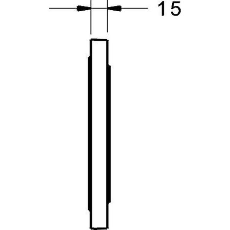 HANSA Kit de rallonge HANSA 59914191 15 mm, d:170 mm, 59914191 (1/2)