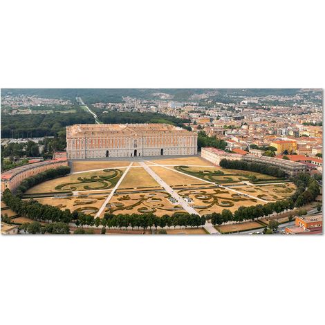 Lupia Quadro Moderno Canvas DEEP 65x143 cm CASERTA - REGGIA PANORAMA (1/4)