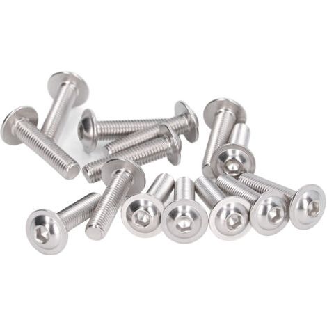 50 vis à tête cylindrique creuse M8x35mm en acier inoxydable A2-70 (1/5)